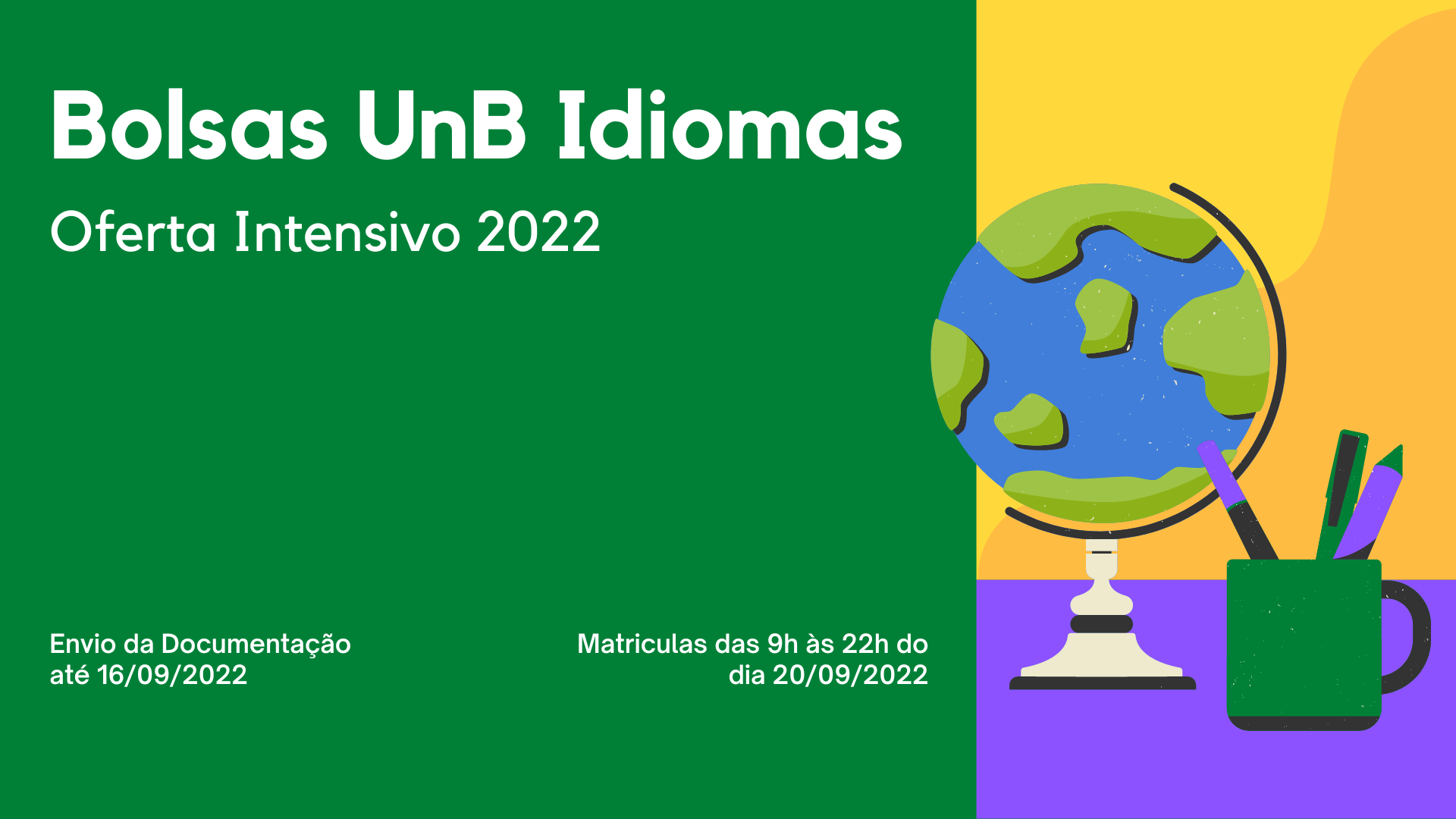 Bolsas UnB Idiomas (Intensivo 2022)
