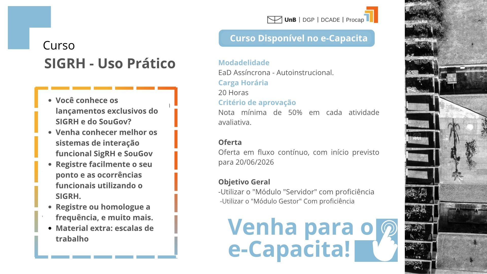 Curso - SIGRH: Uso Prático