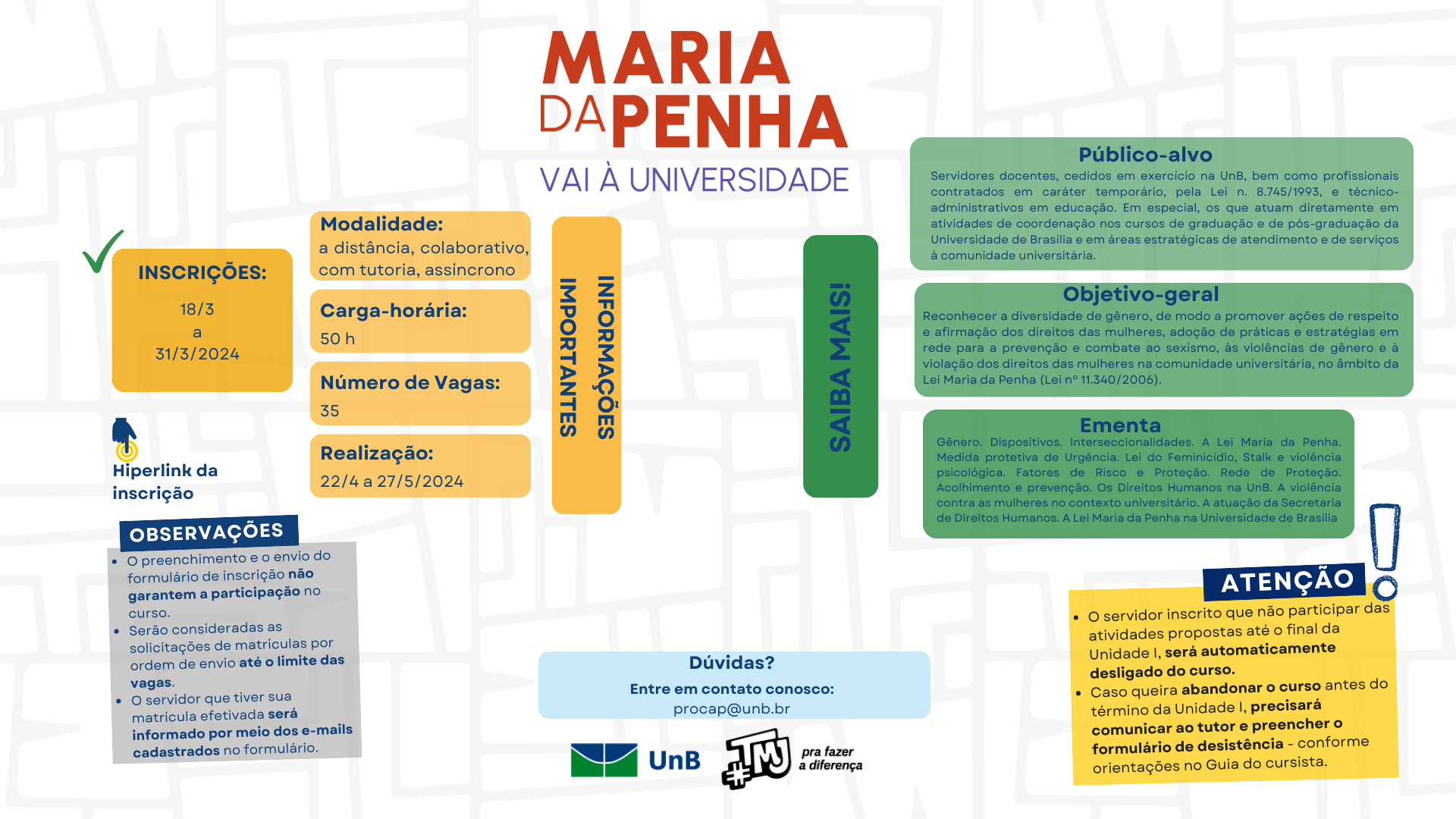 Maria da Penha vai à Universidade
