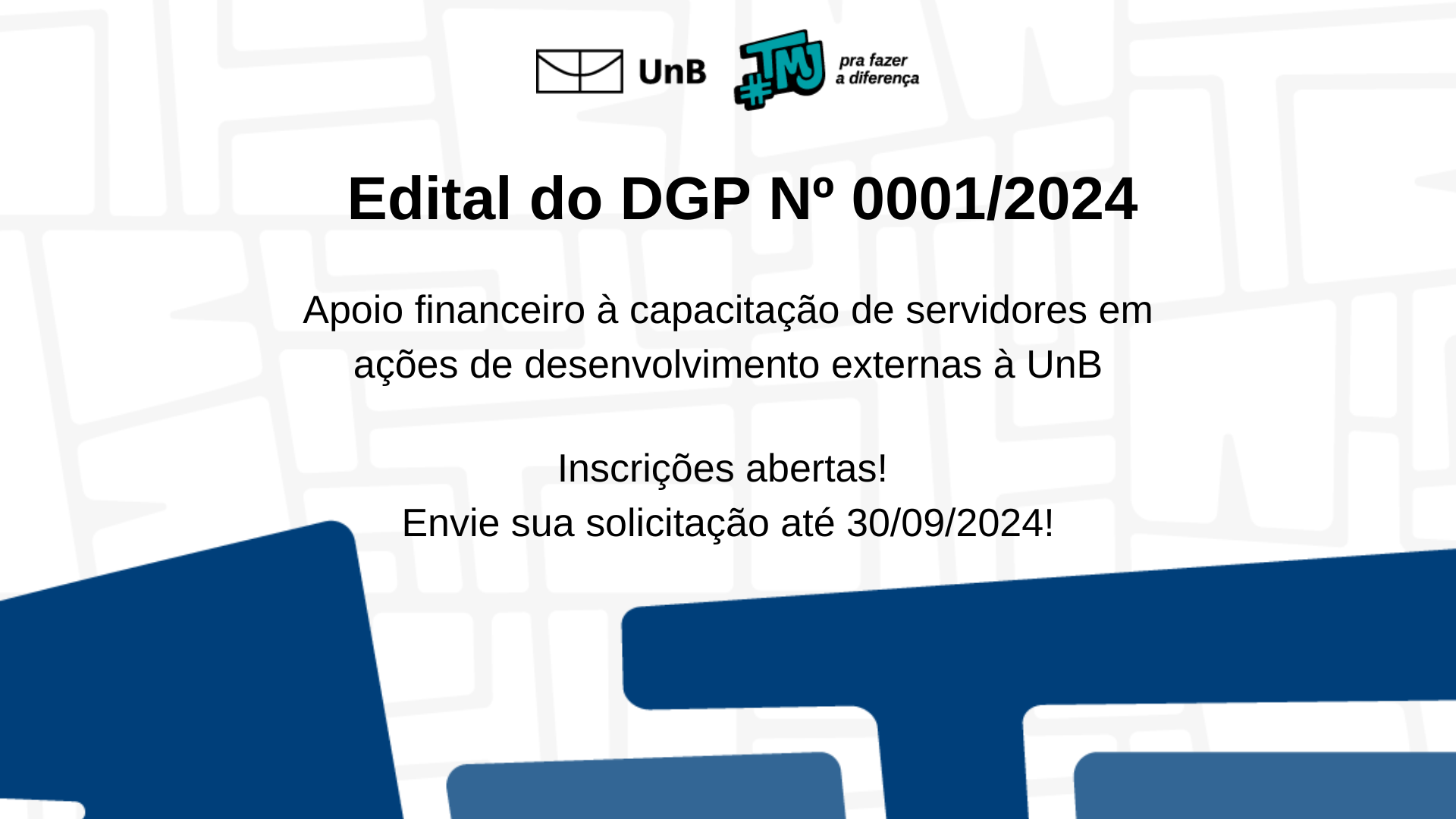 Inscrições Abertas! Edital de Eventos Externos 2024