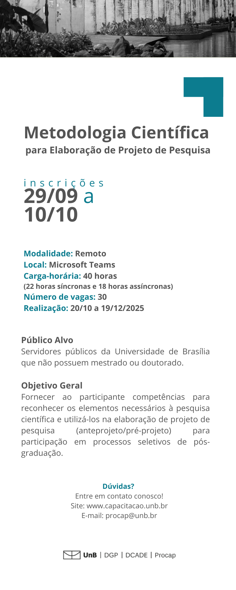 Metodologia Científica e Elaboração de projeto de Pesquisa Infográfico